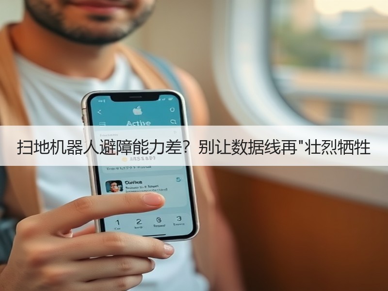 扫地机器人避障能力差？别让数据线再