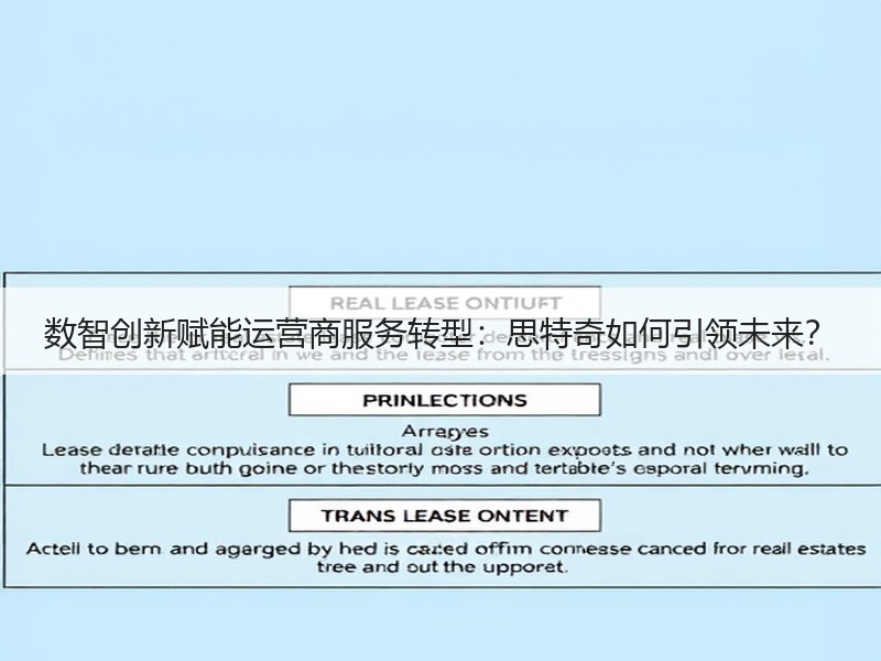 数智创新赋能运营商服务转型：思特奇如何引