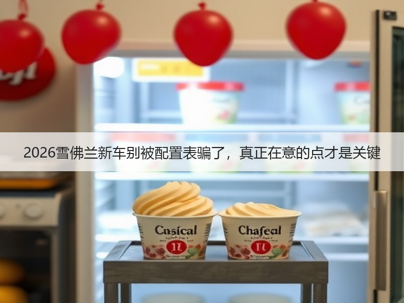 2026雪佛兰新车别被配置表骗了，真正在