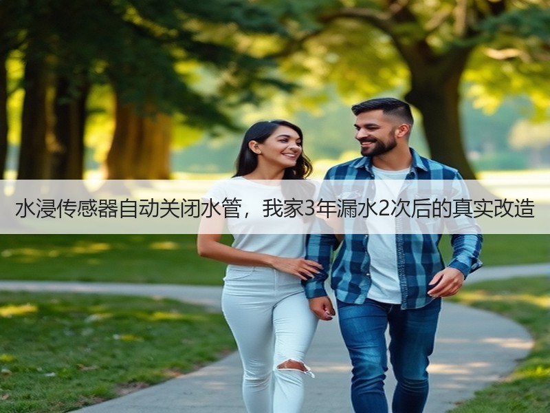 水浸传感器自动关闭水管，我家3年漏水2次