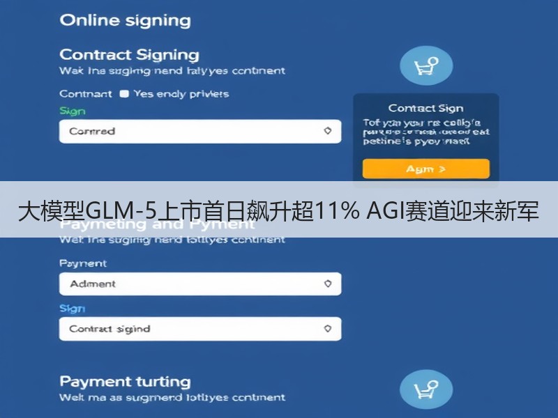 大模型GLM-5上市首日飙升超11% A