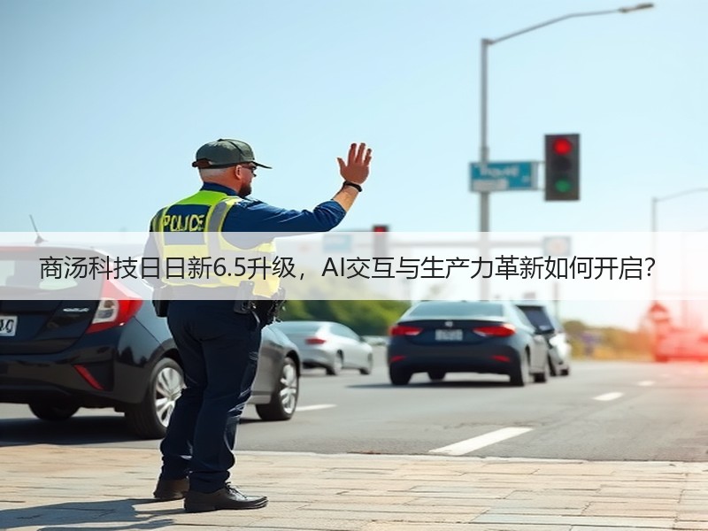 商汤科技日日新6.5升级，AI交互与生产