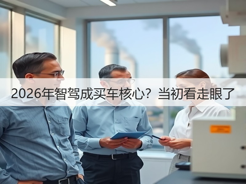 2026年智驾成买车核心？当初看走眼了