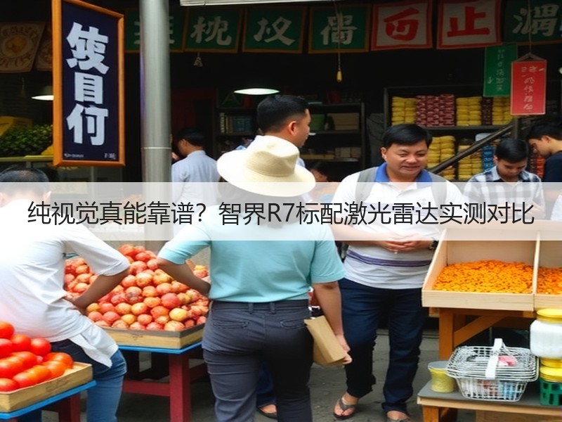 纯视觉真能靠谱？智界R7标配激光雷达实测